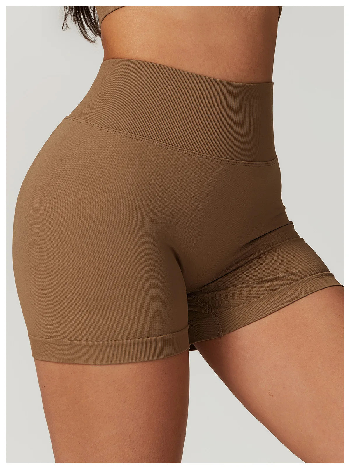 Seamless Stretchy High Waist Booty Short