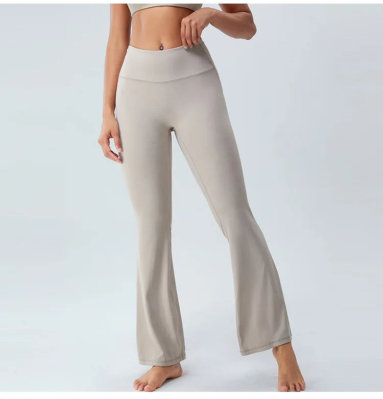 Butterfly Shaped High Waist Flare Pant