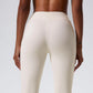 Cross High Elastic Soft Fabric Flared Pant