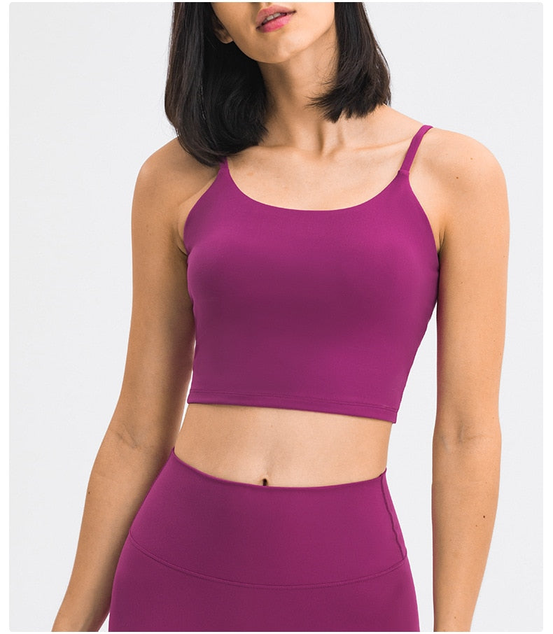 Beautiful Thin Strappy Crop Top