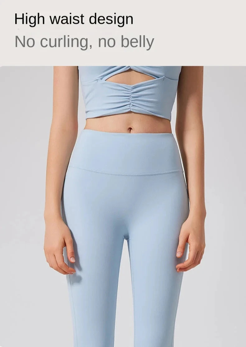 High Waist Lifting Stack Pile Pant