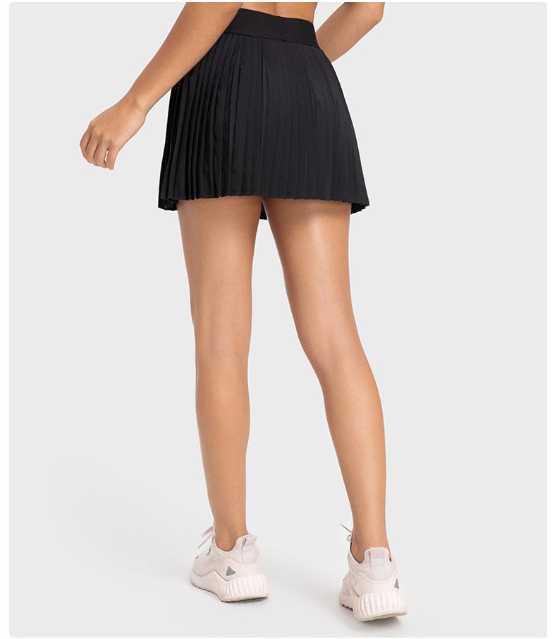 High-Rise Smooth Feel Short/Skirt With Pocket