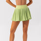 Fake 2-Pieces Tennis Skirt With Pocket