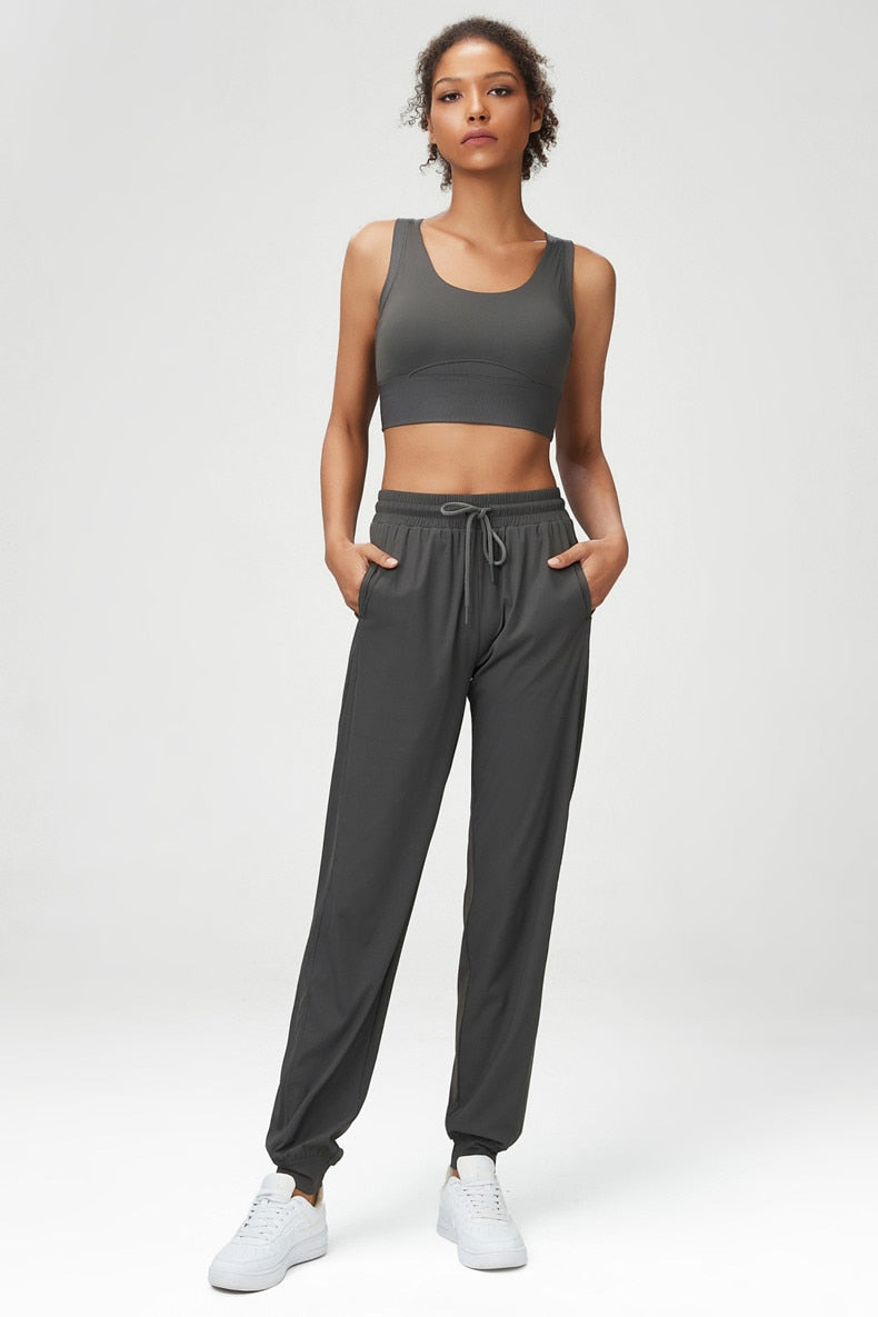 Cool Fabric Elastic Belt Loose Jogger