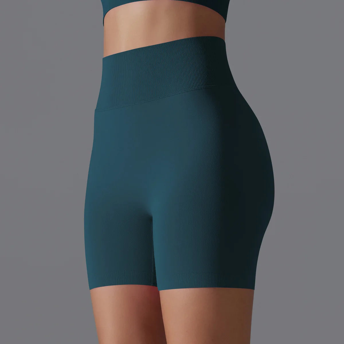 Seamless High Waist Booty Three-point Short