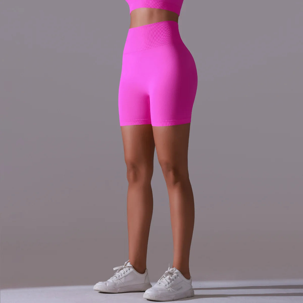 High Waist Elastic Peach Hip Booty Short