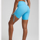 Side Drawstring Adjustable High Waist Short