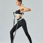 Contrast High Waist Push-Up Pant