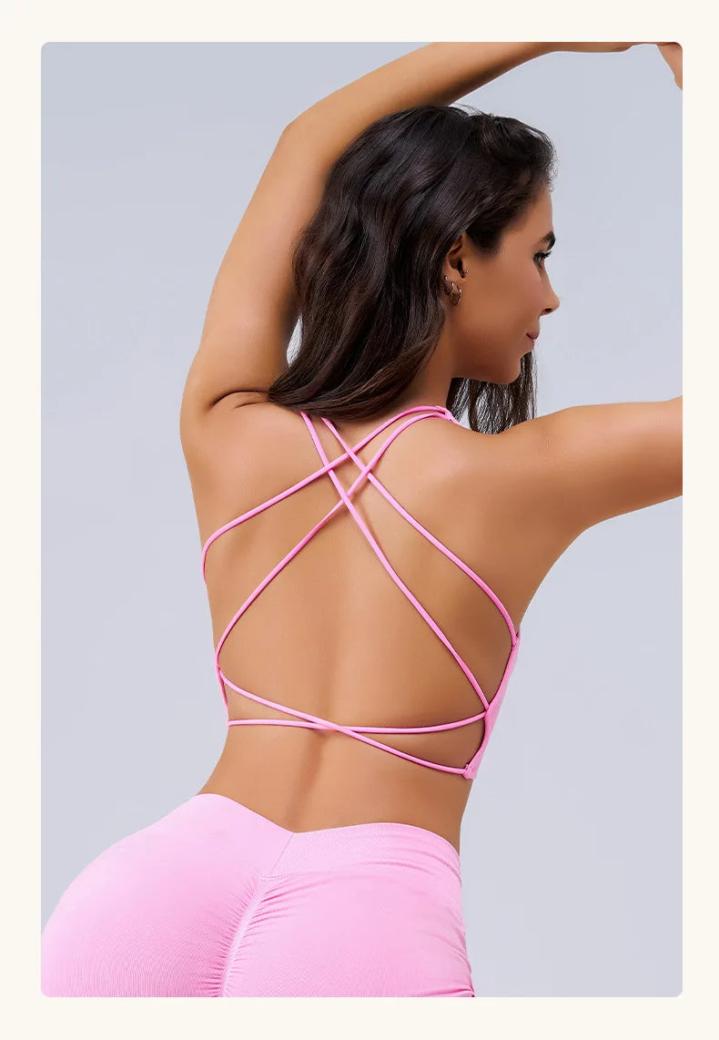 Beautiful Cross Back Push-up Bra