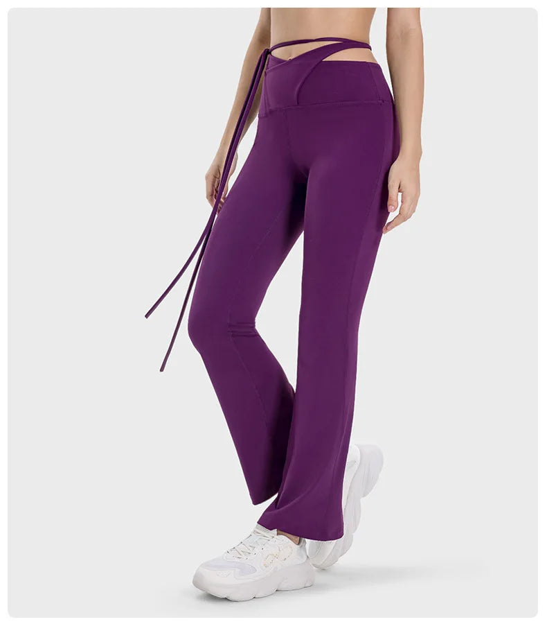 Soft Fabric Cross High Waist Pant