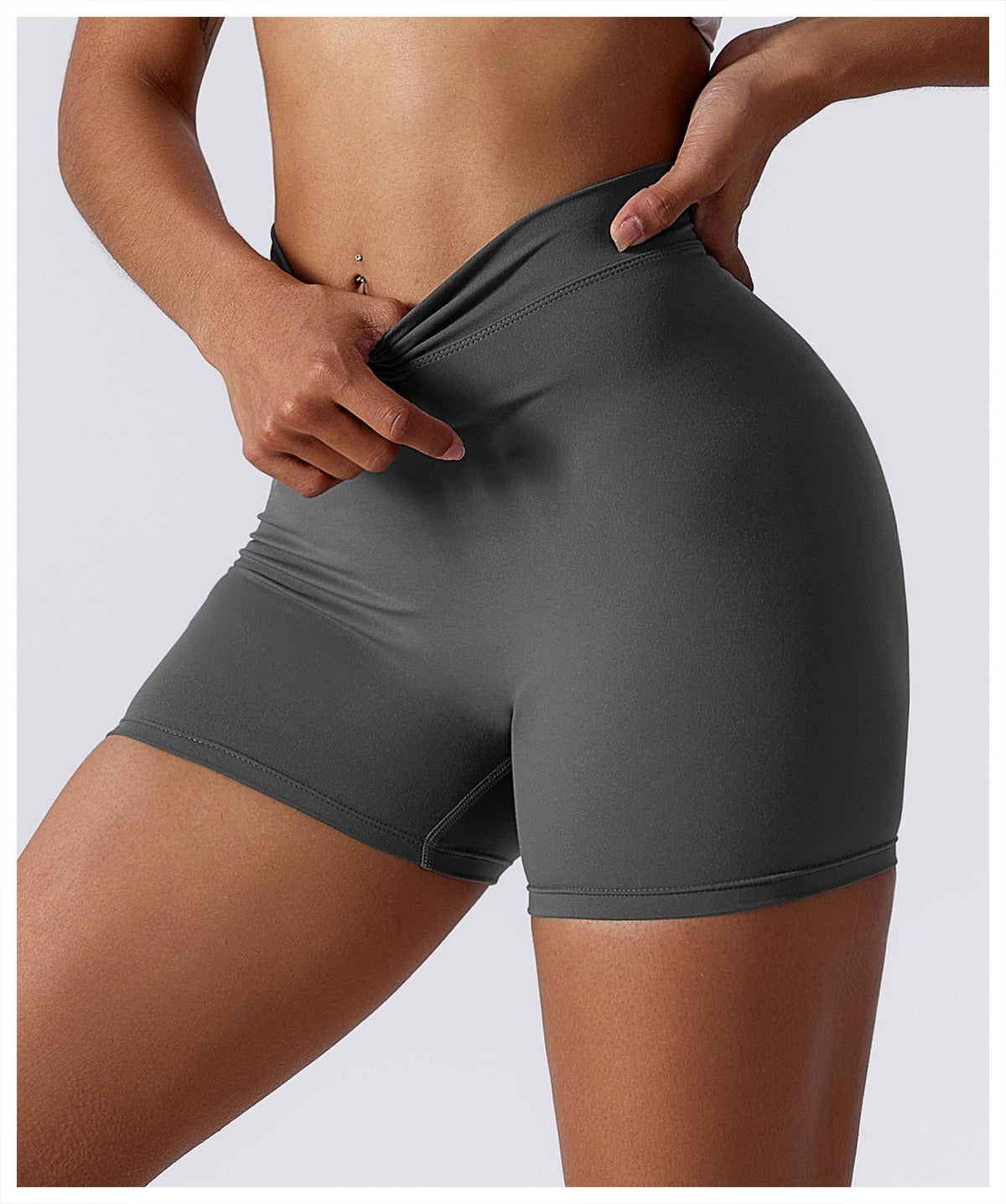 Elastic Breathable Hip-lifting Scrunch Short