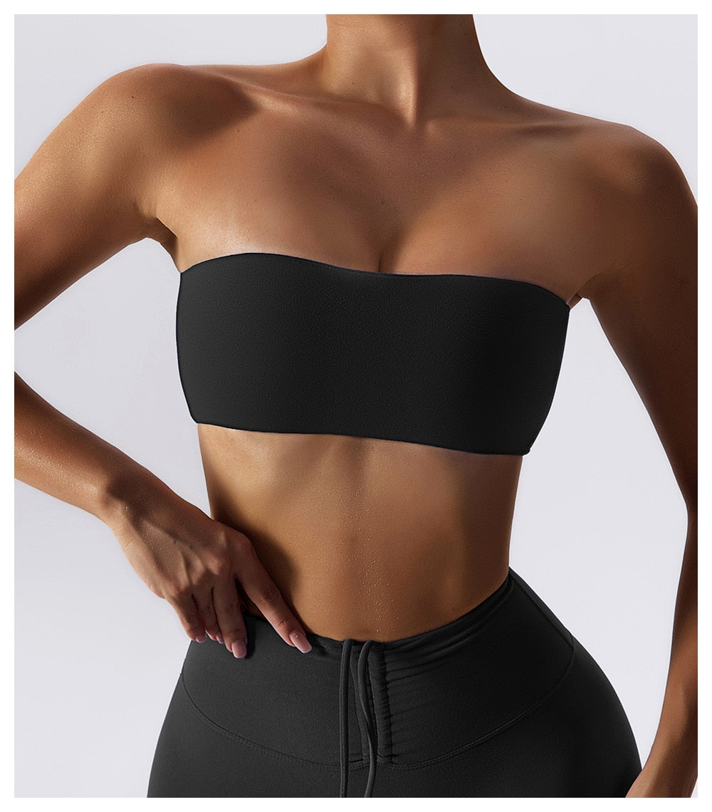 Beautiful Strapless Wrap Chest Bra