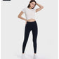 Line Stitching Fabric Soft High Waist Side Pocket Pant