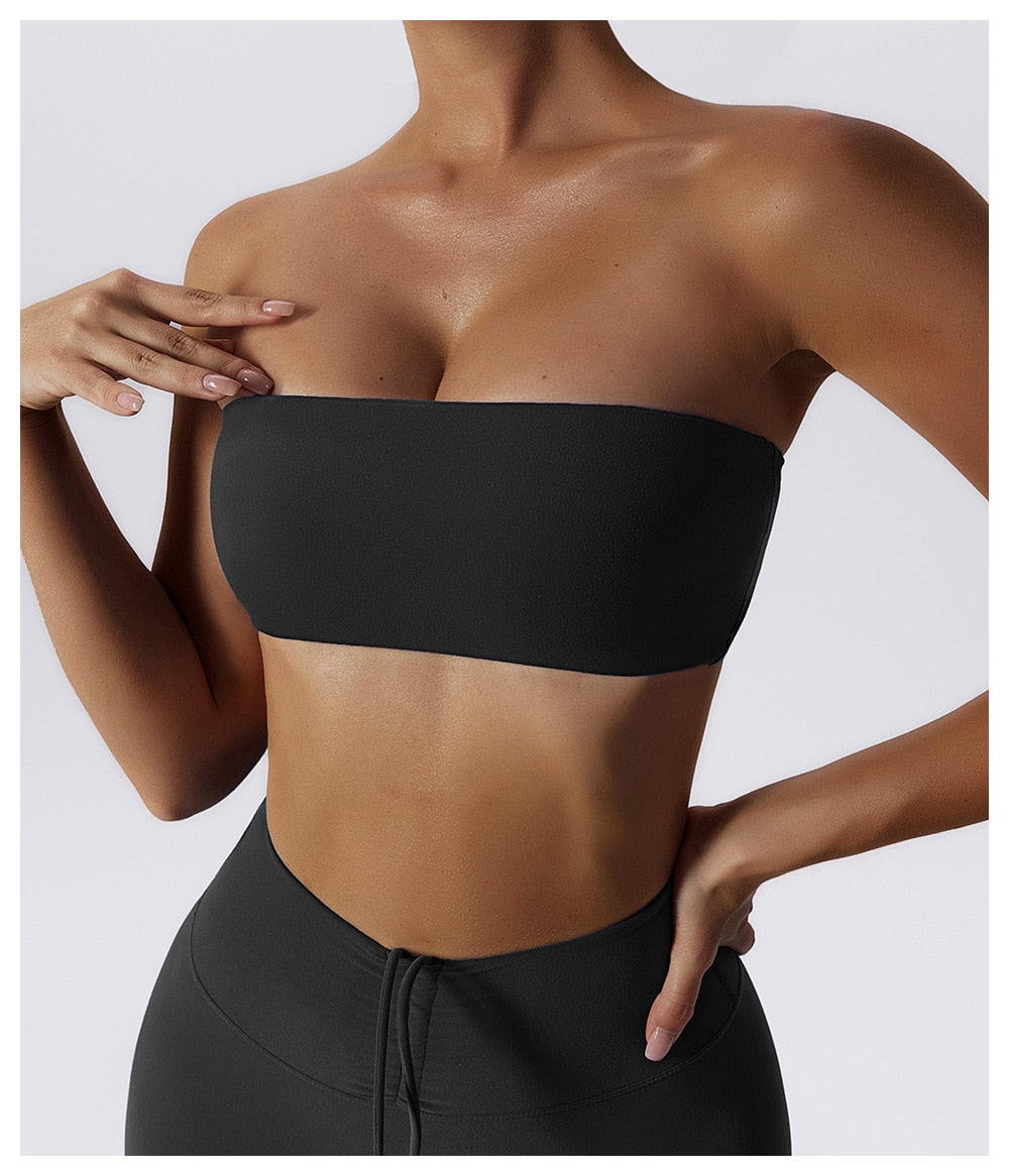 Beautiful Strapless Wrap Chest Bra