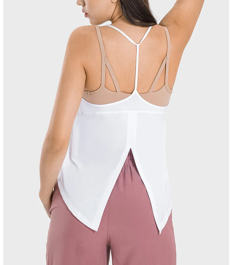 Soft Lightweight Butterfly Back Swing Loose Tank