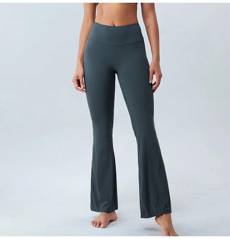 Butterfly Shaped High Waist Flare Pant