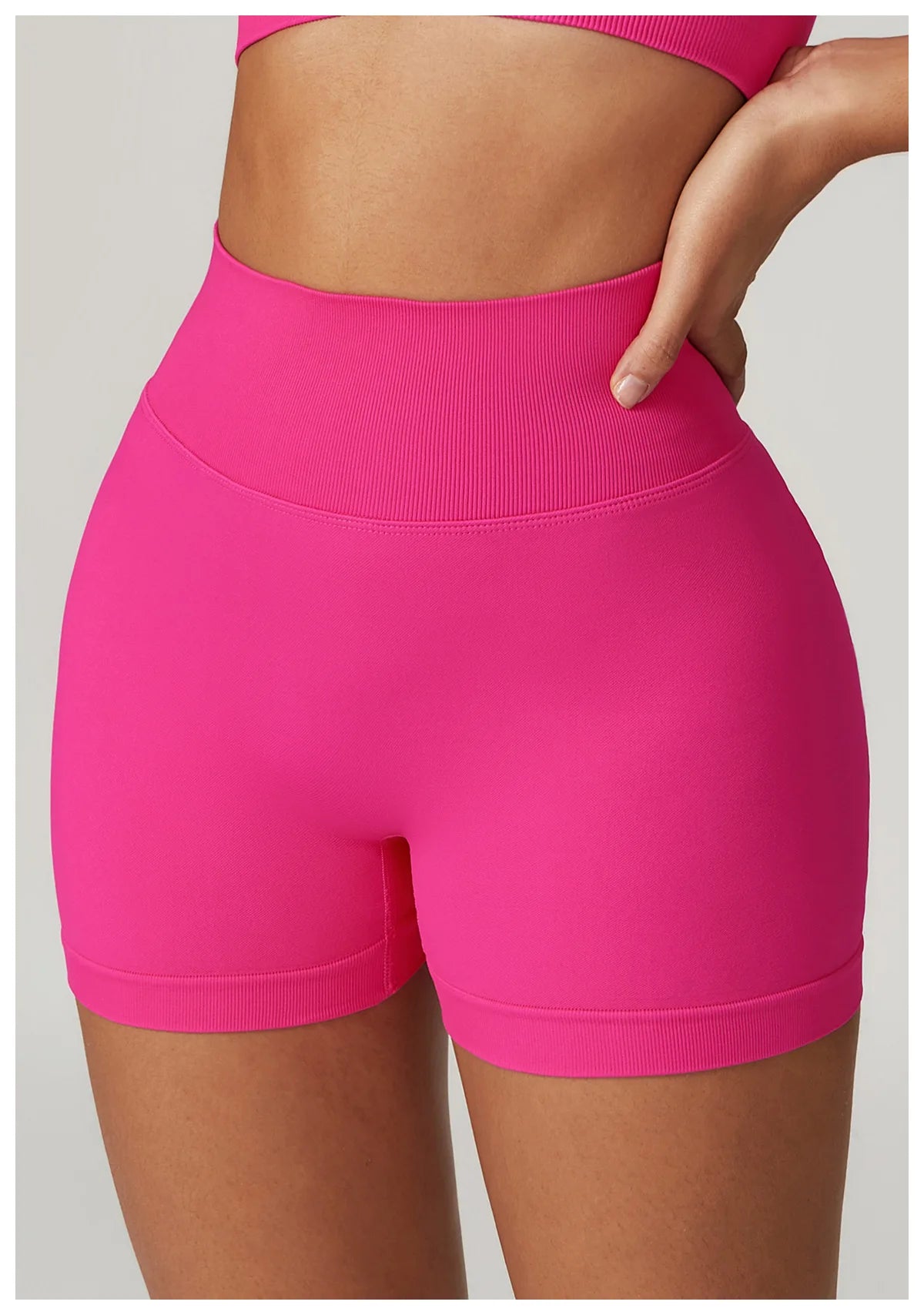 Seamless Stretchy High Waist Booty Short