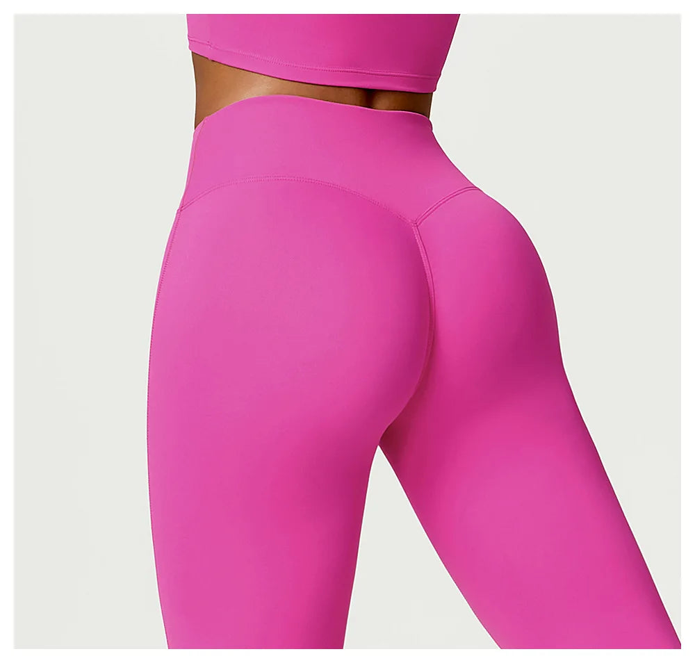 High Belt Hip Lifting Booty Pant