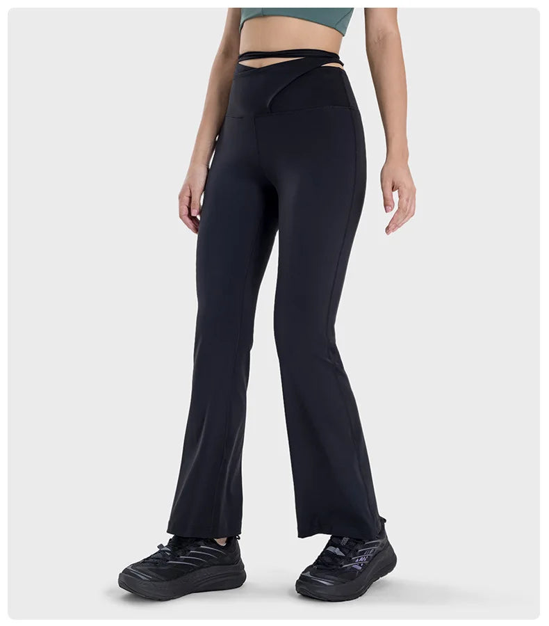 Soft Fabric Cross High Waist Pant