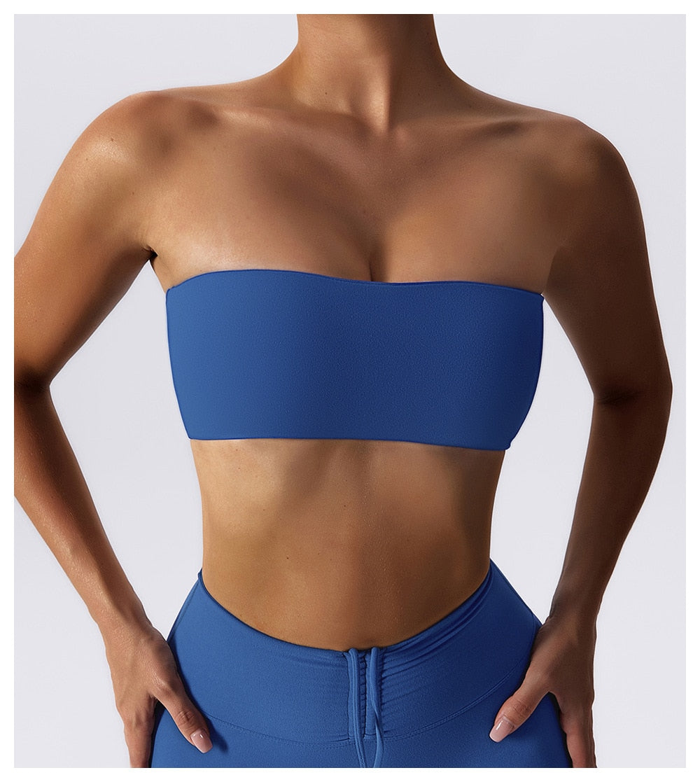 Beautiful Strapless Wrap Chest Bra