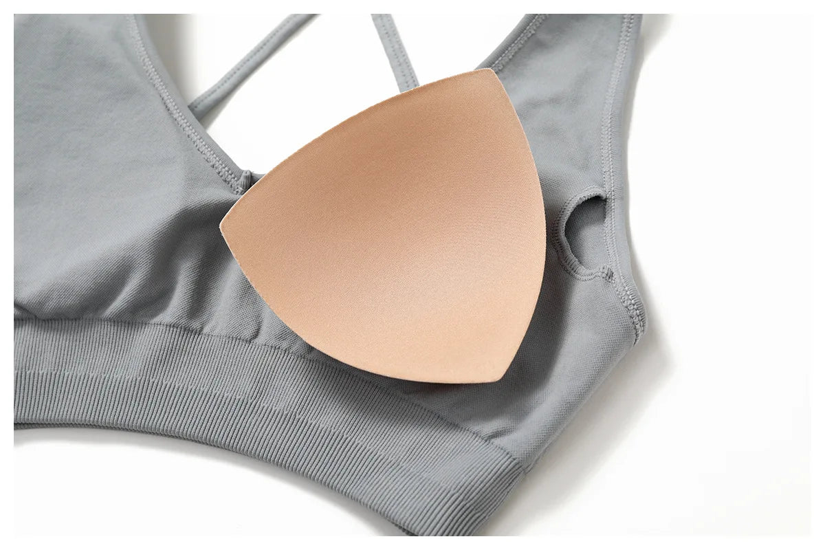 Seamless V-Neck Beautiful Back Bra