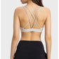 V-Neck Strap Cross Back Push-up Bra