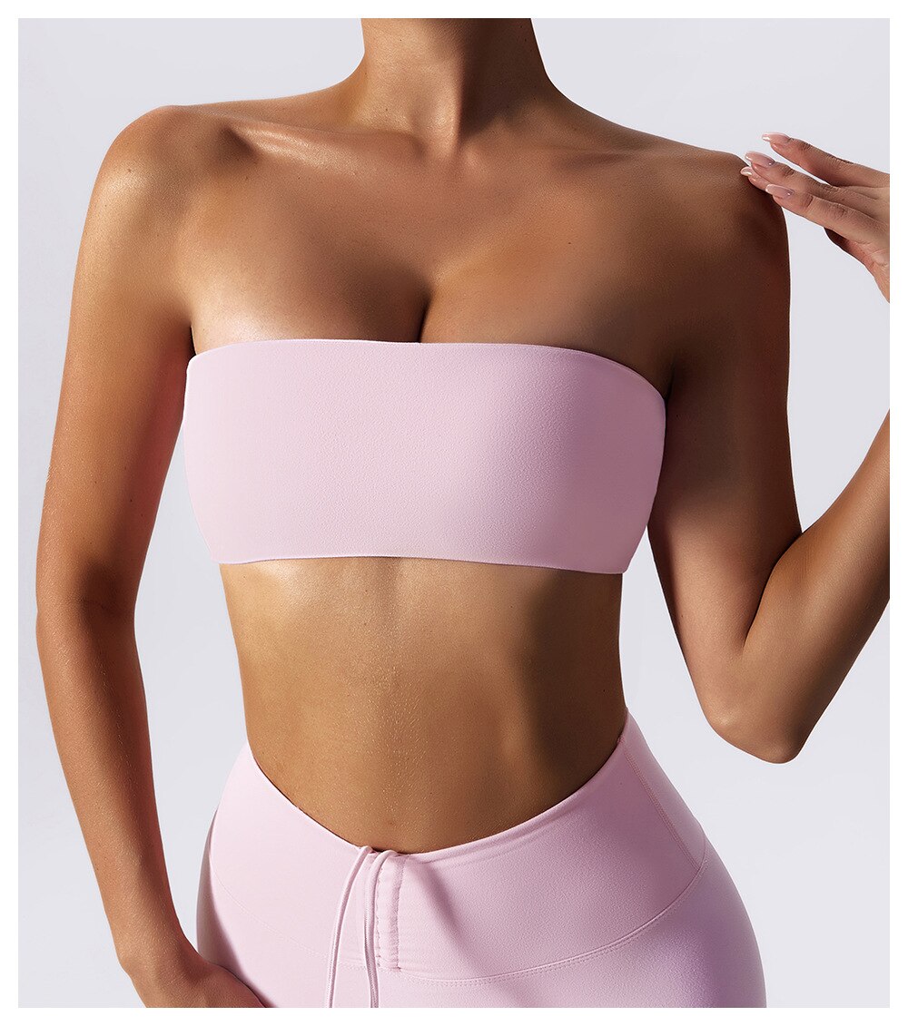 Beautiful Strapless Wrap Chest Bra