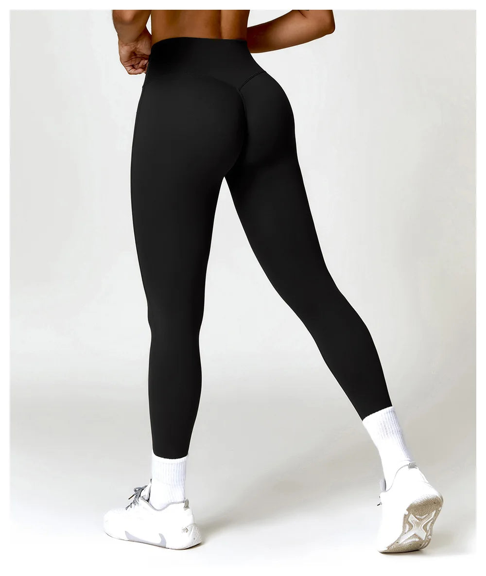 High Belt Hip Lifting Booty Pant