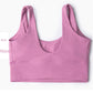 Soft Fabric Wide Strap U-Neck Bra