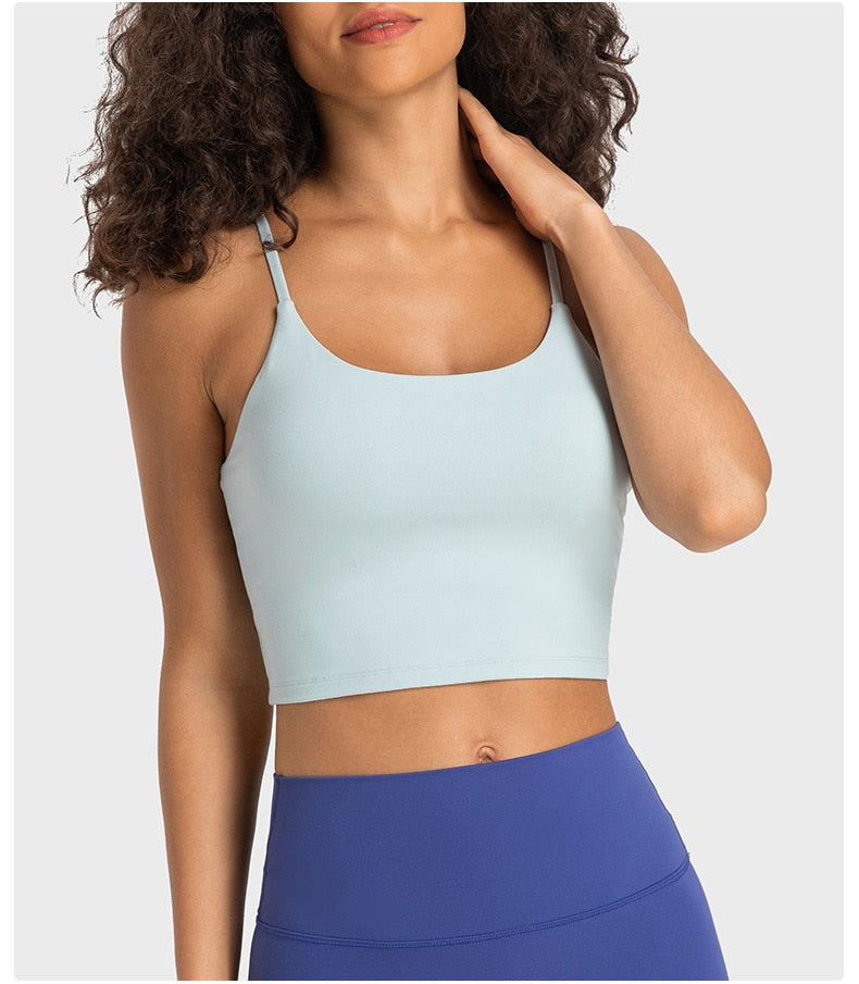 Beautiful Thin Strappy Crop Top