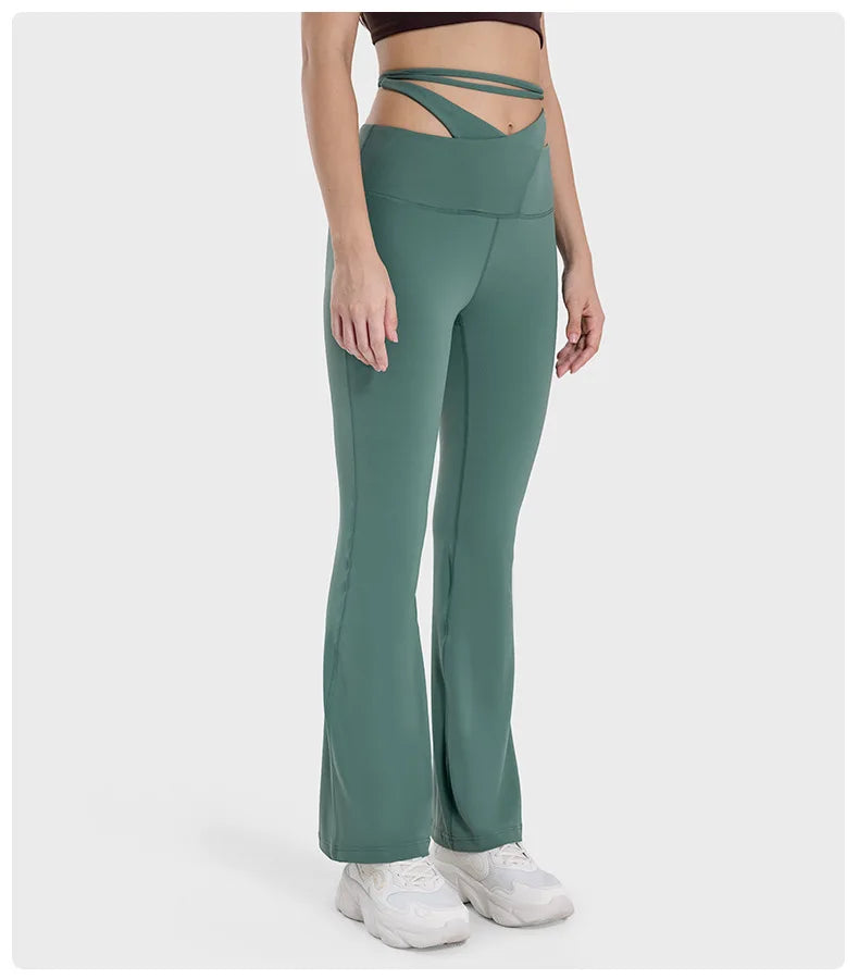 Soft Fabric Cross High Waist Pant