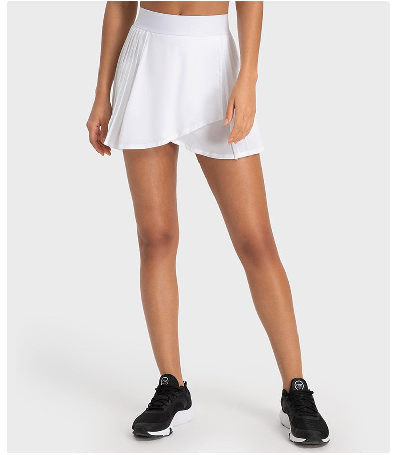 High-Rise Smooth Feel Short/Skirt With Pocket