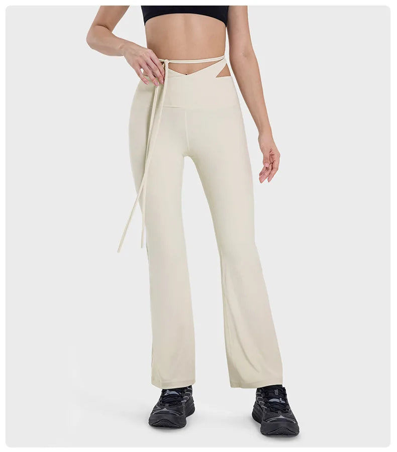 Soft Fabric Cross High Waist Pant