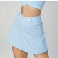 Cool Fabric Cross Waist Tennis Skirt with build-in Short