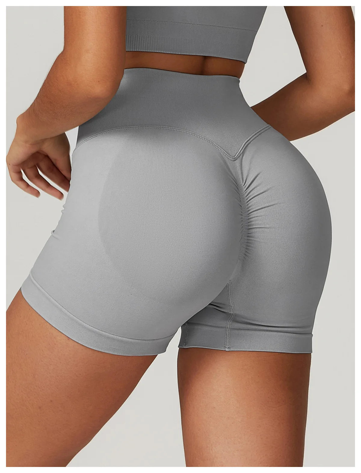 Seamless Stretchy High Waist Booty Short