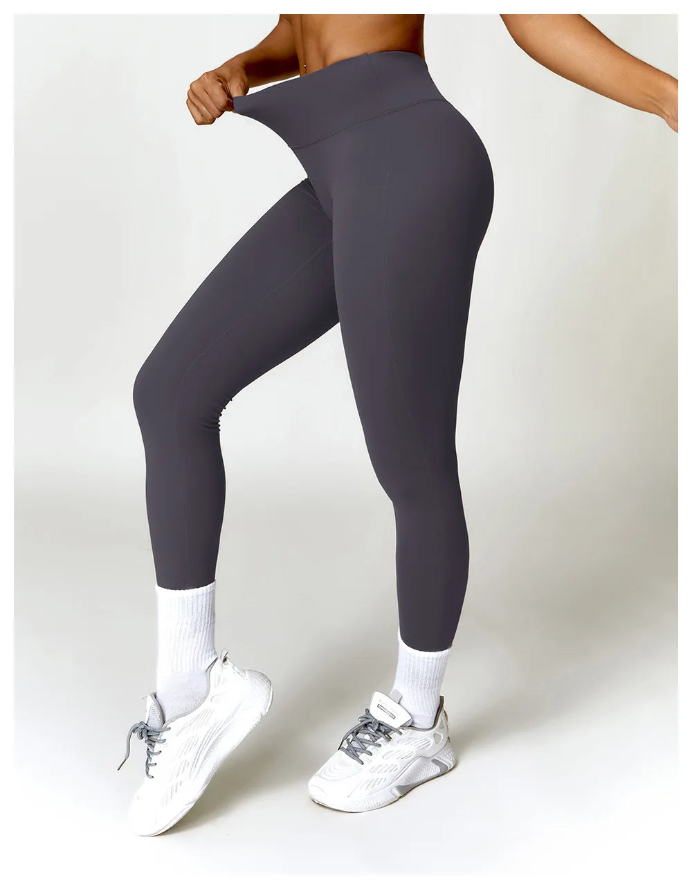 High Belt Hip Lifting Booty Pant