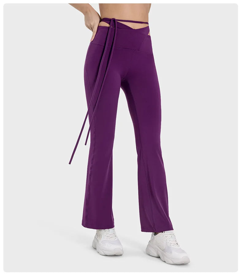 Soft Fabric Cross High Waist Pant