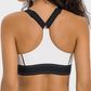 Soft Fabric U-Neck High Strength Stripe Bra