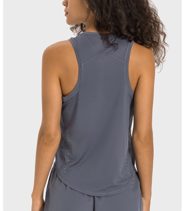 Breathable Smock Mesh Tank Top