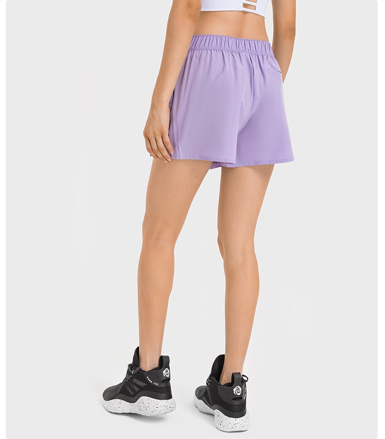 Cool Feel Fabric Anti-slip Short With Pockets