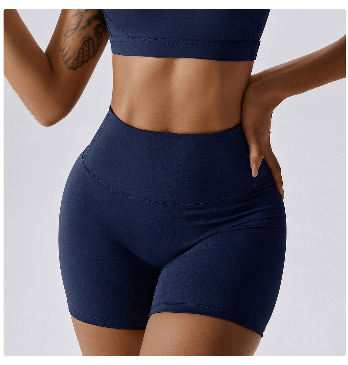 Seamless High Waist Elasticity Short