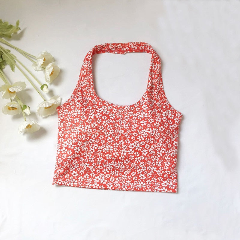 Daisy Print Shockproof Vest With Pad