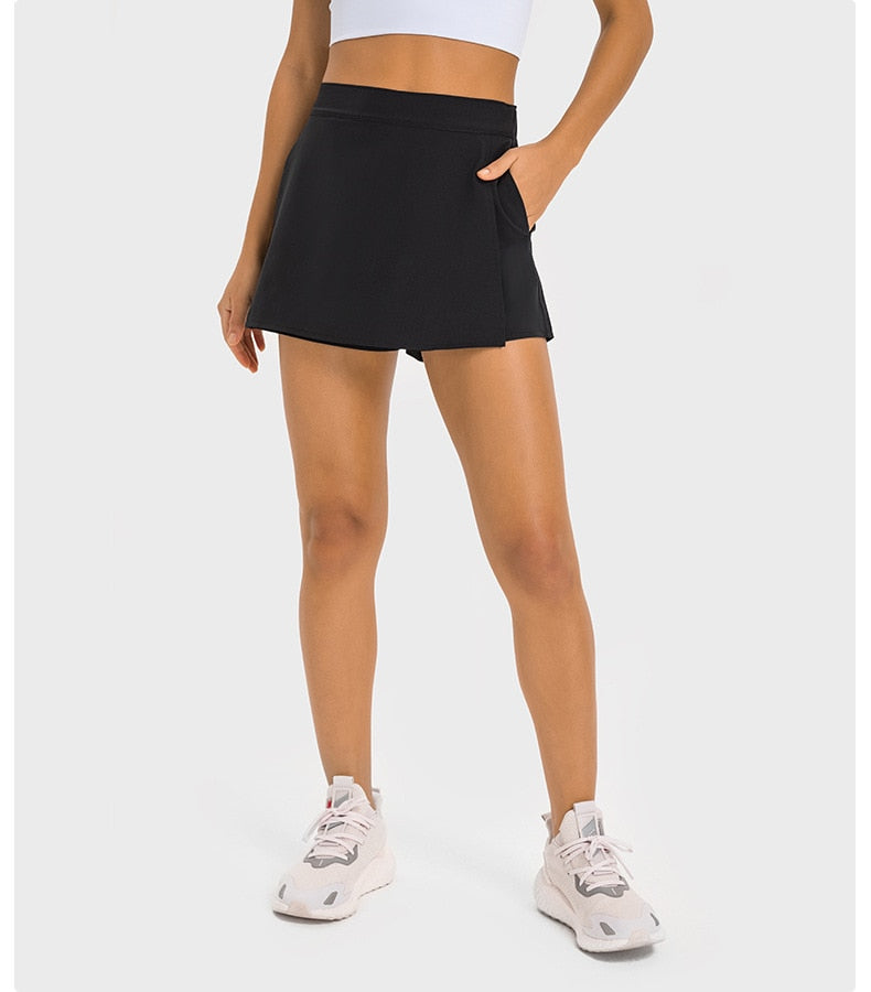 Cool Feel Fabric Anti-slip Short With Pockets