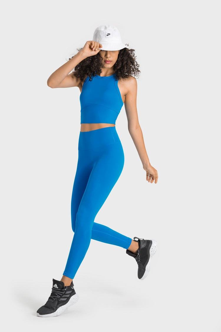 High Impact Upward Bra & High Waist Pant Matching Set