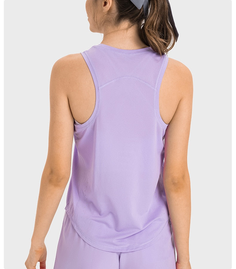 Breathable Smock Mesh Tank Top