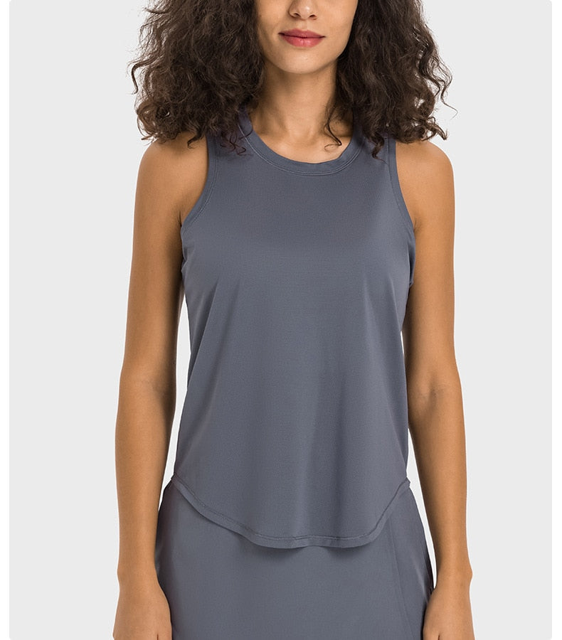 Breathable Smock Mesh Tank Top