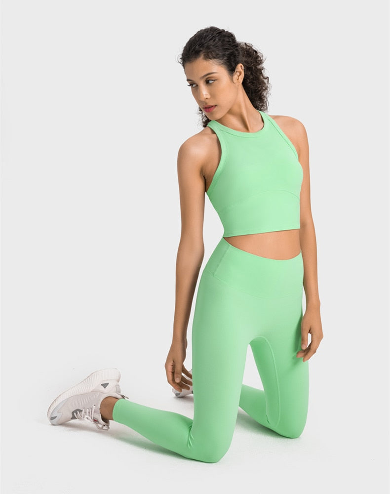 High Impact Upward Bra & High Waist Pant Matching Set