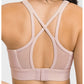 Back Buckle Mesh Hollow Bra