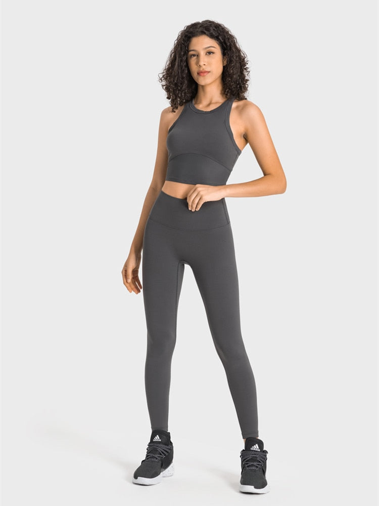 High Impact Upward Bra & High Waist Pant Matching Set