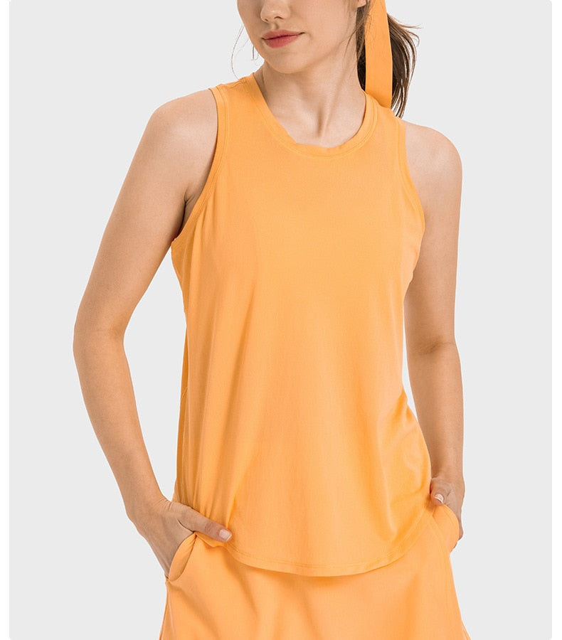 Breathable Smock Mesh Tank Top